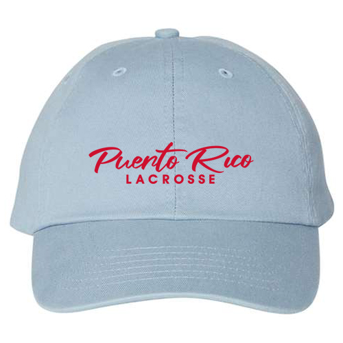 Bio-Washed Unstructured Hat -- Baby Blue