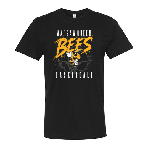 Queen Bees American Apparel Fine Jersey T-Shirt -- Black