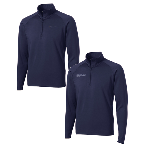 Sport Tek Sport Wick Stretch Half Zip Pullover -- True Navy