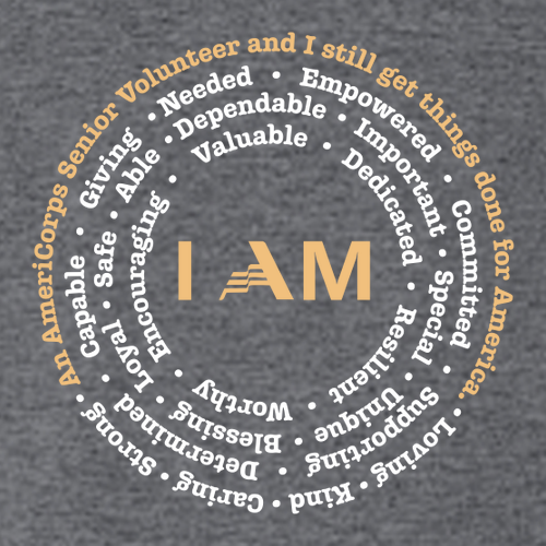 I Am Longsleeve -- Dark Heather