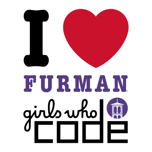 I Heart Furman Gildan White Tees
