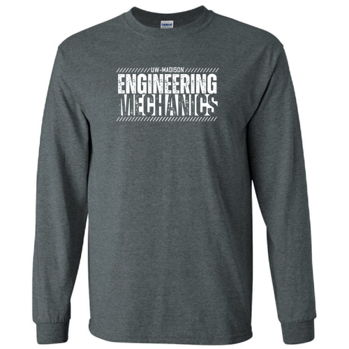 Gildan Heavy Cotton Longsleeve Basic T-Shirt Dark Heather