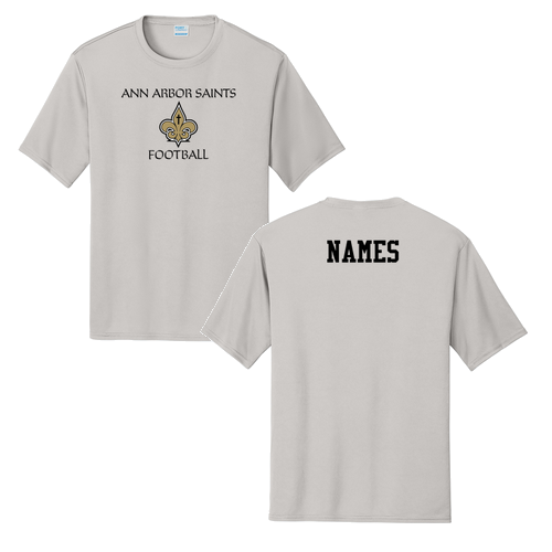 Port and Company Essential Performance Tee -- Silver