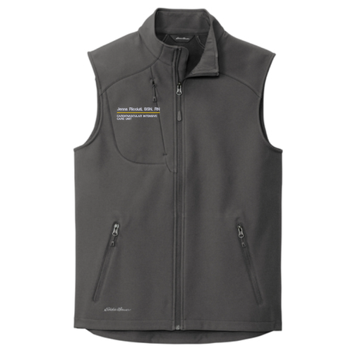 Eddie Bauer Stretch Soft Shell Vest -- Iron Gate *Please check product description if you plan to add personalization to this item*