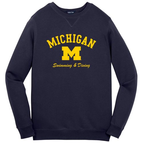 Unisex Sport-Tek Crewneck Sweatshirt -- True Navy