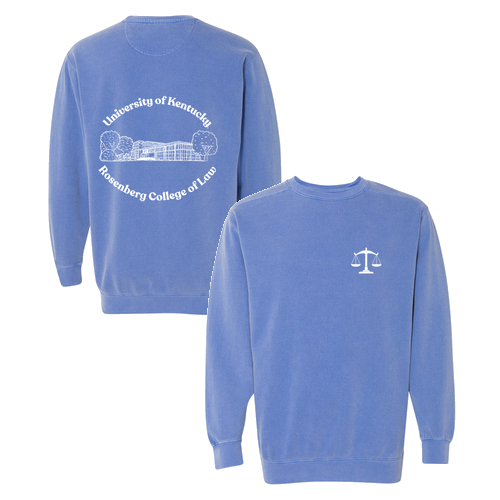 Comfort Colors Crewneck Sweatshirt -- Flo Blue