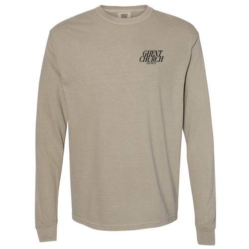 Comfort Colors Ringspun Long Sleeve Tee -- Sandstone