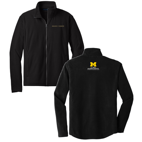 Mens/Unisex Port Authority Microfleece Jacket -- Black