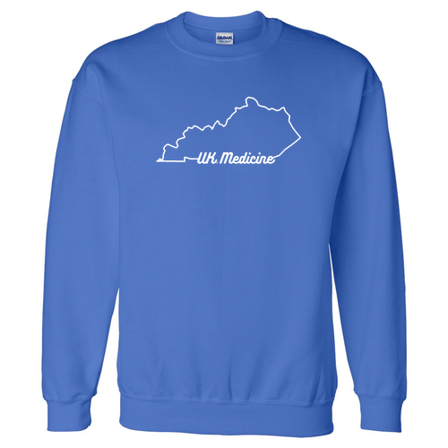 Gildan DryBlend Crew Neck Sweatshirt -- Royal
