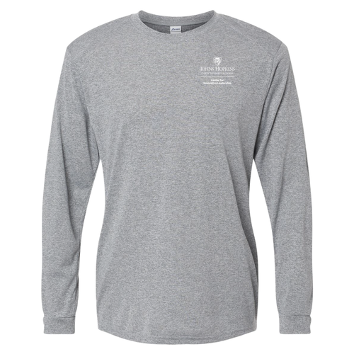 Paragon Long Islander Performance Long Sleeve T-Shirt -- Heather Gray