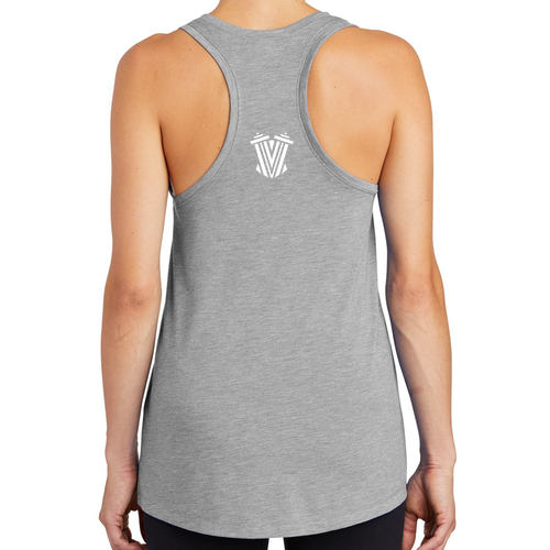 Victress MVMT Triblend Tank -- Light Grey Heather