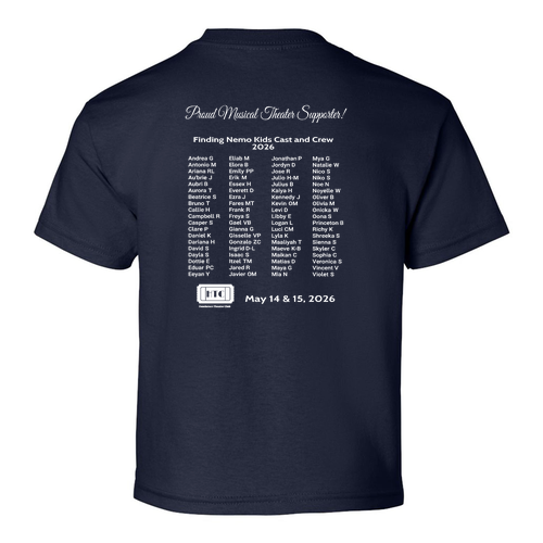 Youth Gildan Ultra Cotton Basic T-Shirt -- Navy