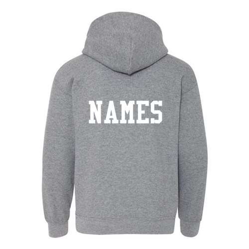 Gildan Heavy Blend Youth Hooded Sweatshirt -- Graphite Heather