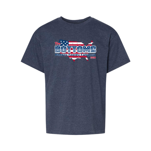 Gildan Softstyle Youth CVC T-Shirt -- Navy Mist
