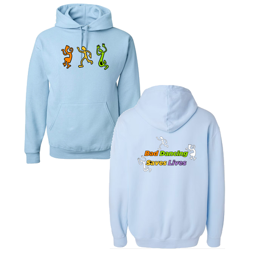 Jerzees 8 oz 50/50 Nublend Adult Hooded Sweatshirt -- Light Blue