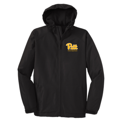 Port Authority Hooded Charger Jacket -- True Black