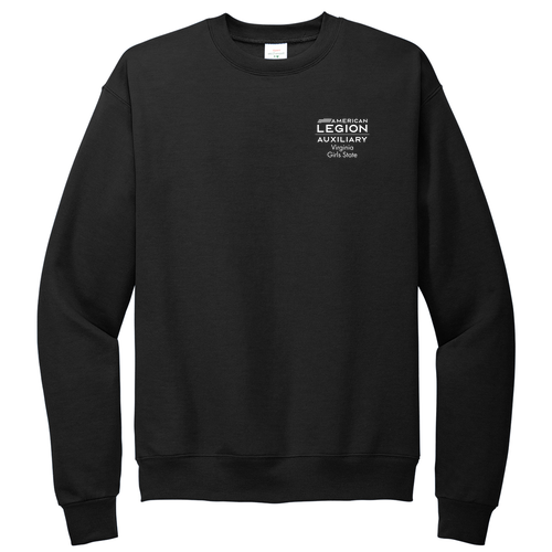 Hanes EcoSmart Crewneck Sweatshirt -- Black