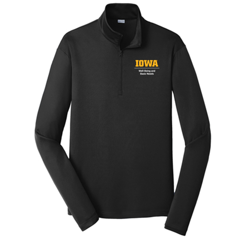Sport-Tek PosiCharge Competitor Quarter Zip Pullover -- Black