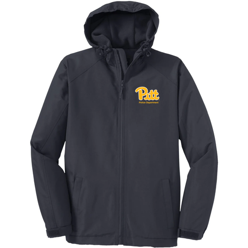 Port Authority Hooded Charger Jacket -- Battleship Grey