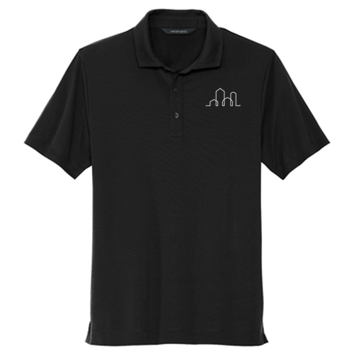Mercer+Mettle Stretch Jersey Polo -- Deep Black