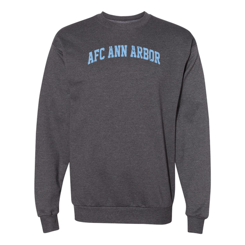 Hanes EcoSmart Crewneck Sweatshirt -- Charcoal Heather