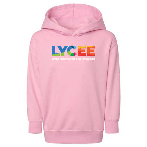 Rabbit Skins Toddler Hooded Sweatshirt -- Pink
