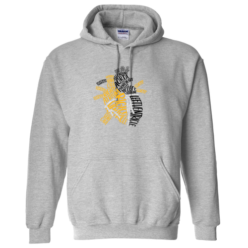 Gildan Heavy Blend Hooded Sweatshirt -- Sport Grey