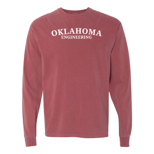 Comfort Colors Ringspun Long Sleeve Tee -- Brick