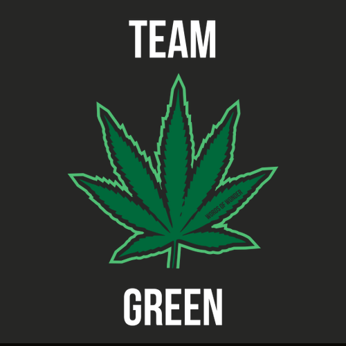 Team Green T-Shirt -- Black