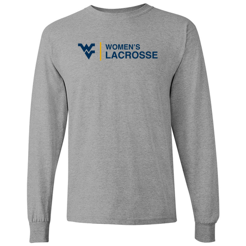 Gildan Heavy Cotton Longsleeve Basic T-Shirt -- Sport Grey