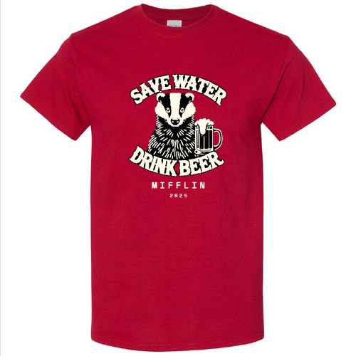 Gildan Heavy Cotton Basic T-Shirt -- Antique Cherry Red