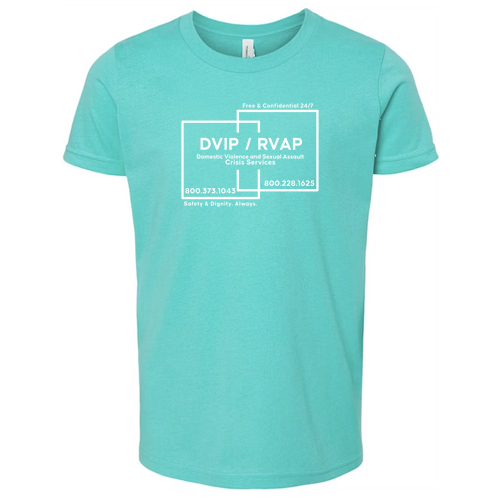 Bella Canvas Youth Short-Sleeve T-Shirt -- Teal