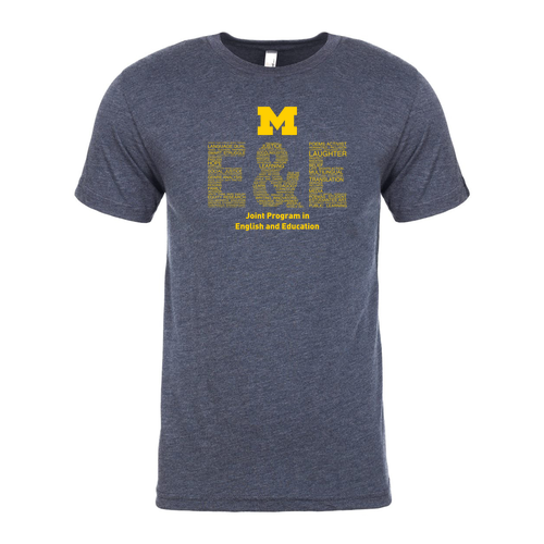 Mens/Unisex Next Level Soft Fitted Triblend Tee -- Vintage Navy