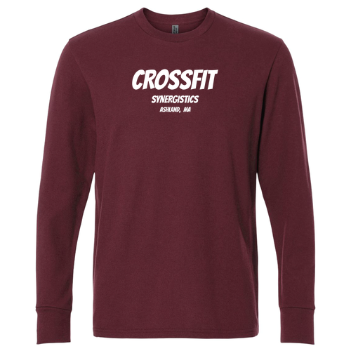 Next Level Unisex Ideal Thermal Long Sleeve T-Shirt --CrossFit  Maroon
