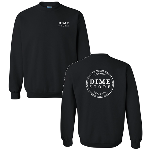 Gildan Heavy Blend Crew Neck Sweatshirt -- Black
