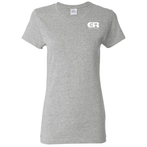 Carlos Rosario Gildan Cotton Missy Fit Tee Ash (White Logo)