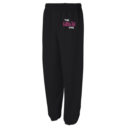 Gildan Elastic Bottom Youth Sweatpants -- Black