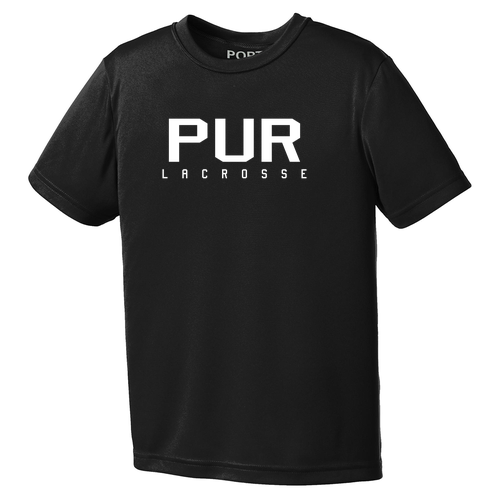 Youth Performance Tee -- Jet Black