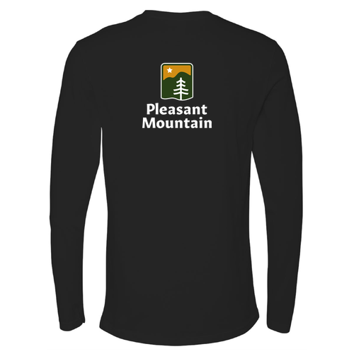 Pleasant Mountain Logo 2 Full color -- Long Sleeve Black