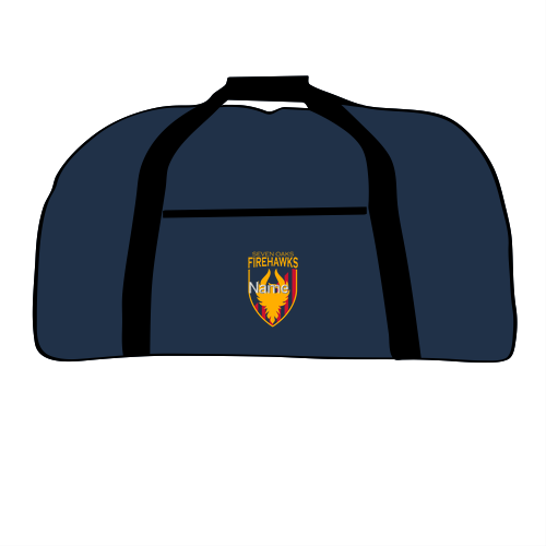 Fire Hawks Port Authority Gym Bag -- Navy