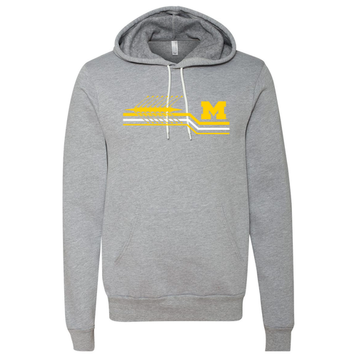 Mens/Unisex Bella Canvas Fleece Pullover Hooded Sweatshirt -- Athletic Heather