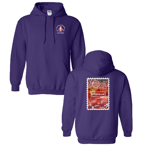 Gildan Heavy Blend Hooded Sweatshirt -- Purple