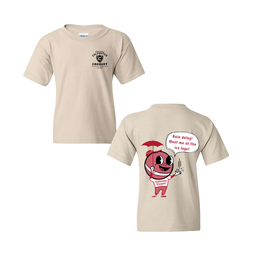 YOUTH Gildan Heavy Cotton Basic  T-Shirt -- Natural