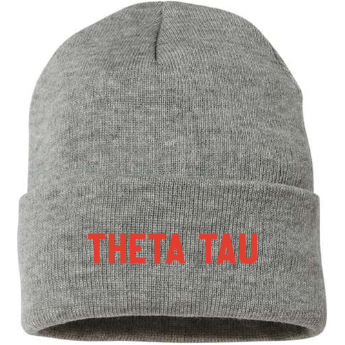 Sportsman Fleece Lined 12" Cuffed Beanie -- Heather Gray