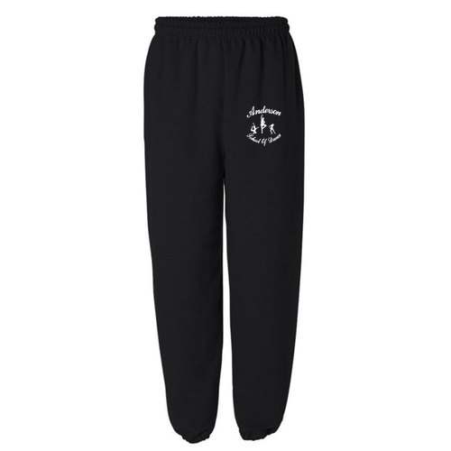 Gildan Elastic Bottom Sweatpants -- Black