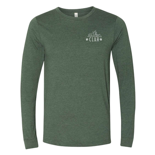 Bella+Canvas Unisex Heather Cvc Long Sleeve Tee- Heathers -- Heather Forest