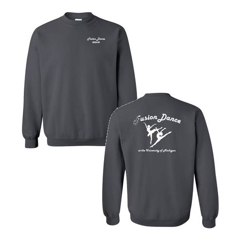 Gildan Heavy Blend Crew Neck Sweatshirt -- Charcoal