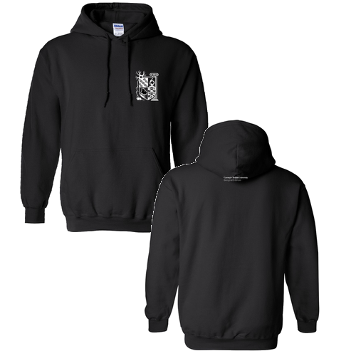 Gildan Heavy Blend Hooded Sweatshirt -- Black