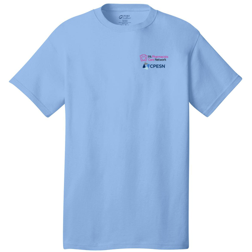 Port and Company 5.4 oz Cotton T-Shirt -- Light Blue