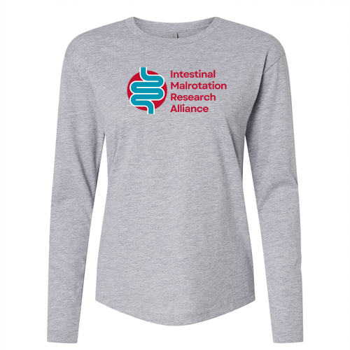 Next Level Women's Cotton Relaxed Long Sleeve T-Shirt -- Heather Grey
